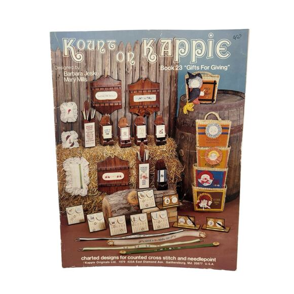 Vintage Other - Vintage Kount on Kappie Gifts for Giving Cross Stitch Design Pamphlet 1981 63